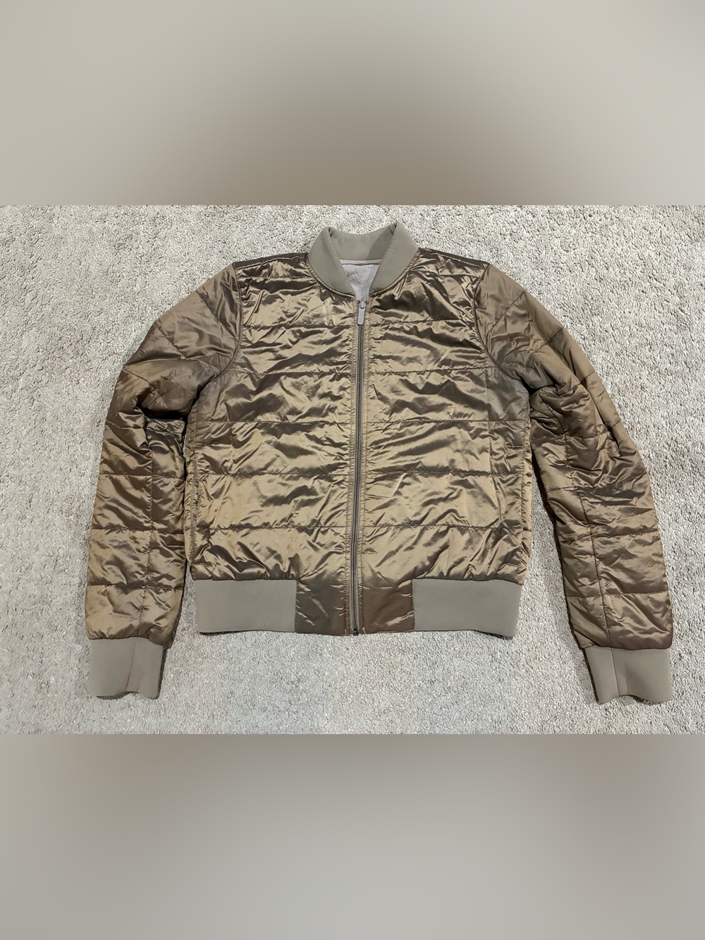 Lululemon Non-Stop Bomber Jacket Women's Size 6 Reversible Zip Up Pockets